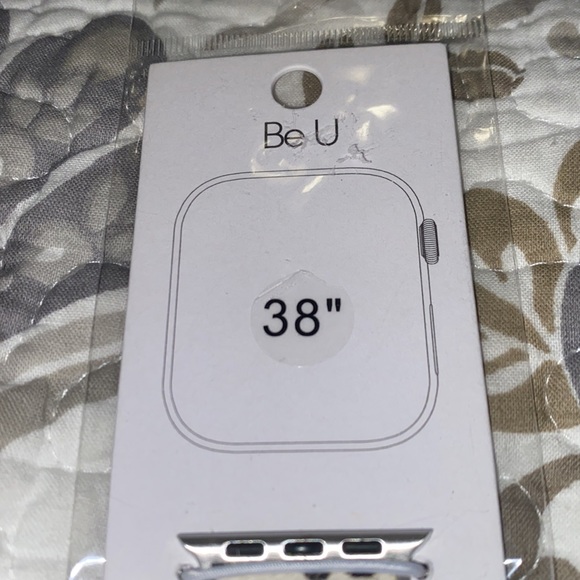 NWT Be U 38” Leopard Print Watch Band for Apple Watch - Picture 3 of 4